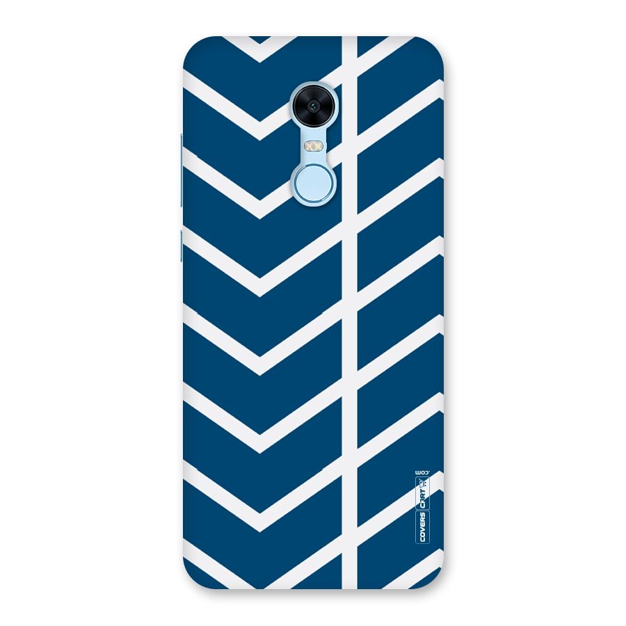 Blue White Pattern Back Case for Redmi Note 5