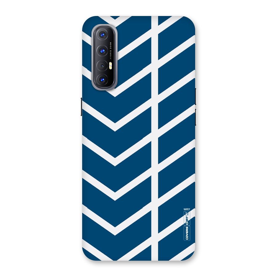 Blue White Pattern Back Case for Reno3 Pro