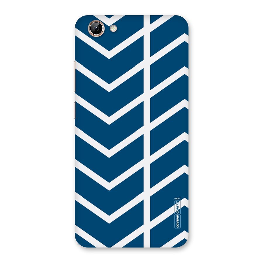 Blue White Pattern Back Case for Vivo Y71