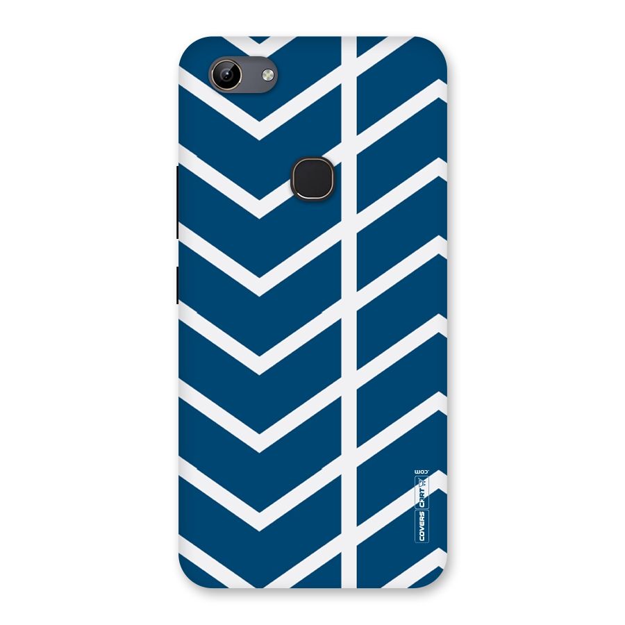 Blue White Pattern Back Case for Vivo Y81
