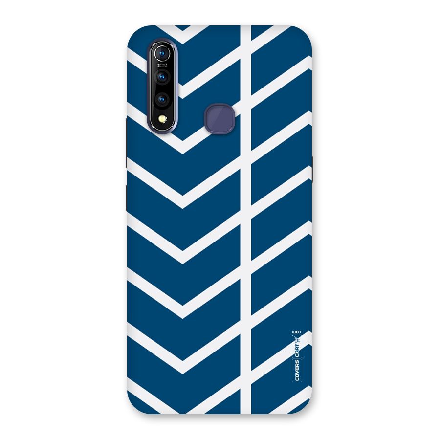 Blue White Pattern Back Case for Vivo Z1 Pro