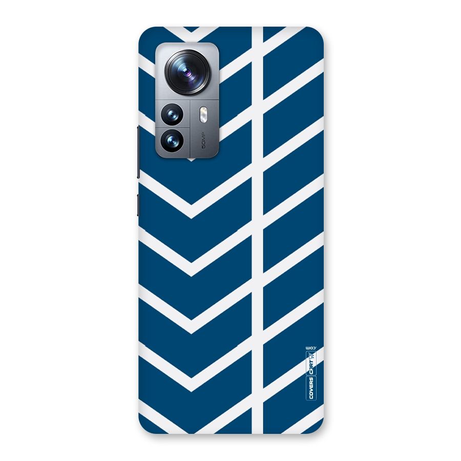 Blue White Pattern Back Case for Xiaomi 12 Pro