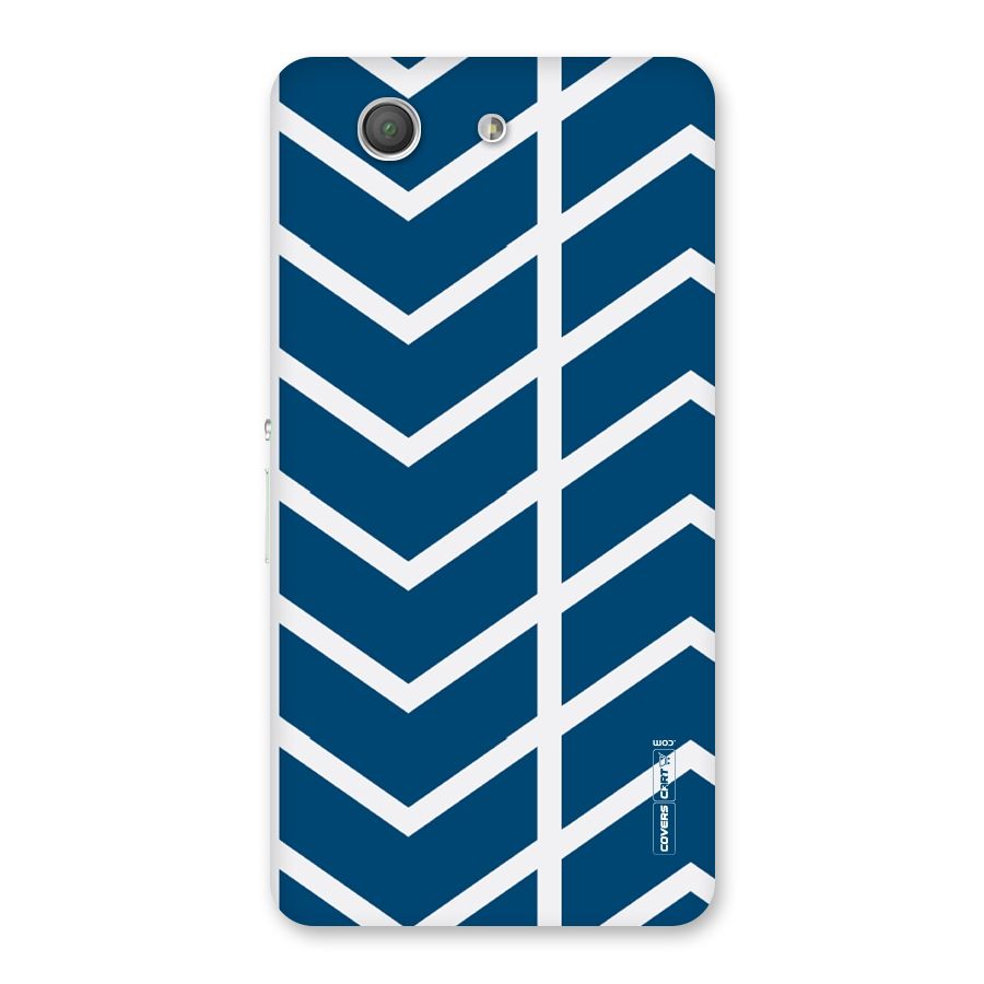 Blue White Pattern Back Case for Xperia Z3 Compact
