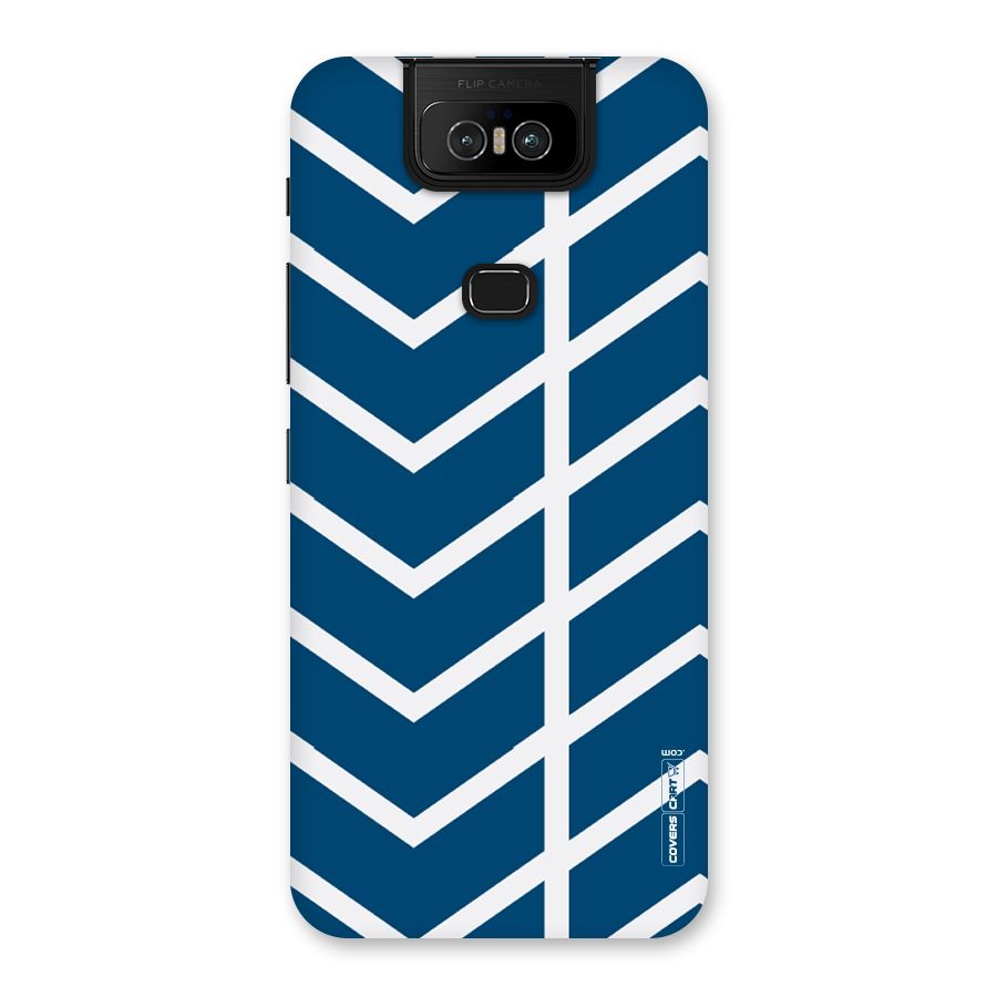 Blue White Pattern Back Case for Zenfone 6z