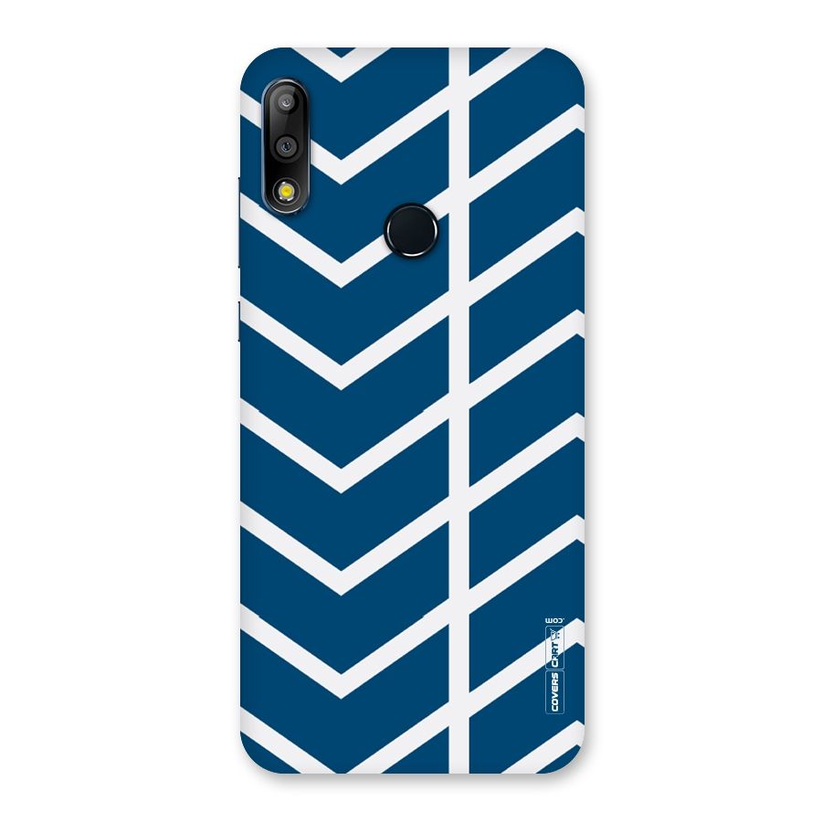 Blue White Pattern Back Case for Zenfone Max Pro M2