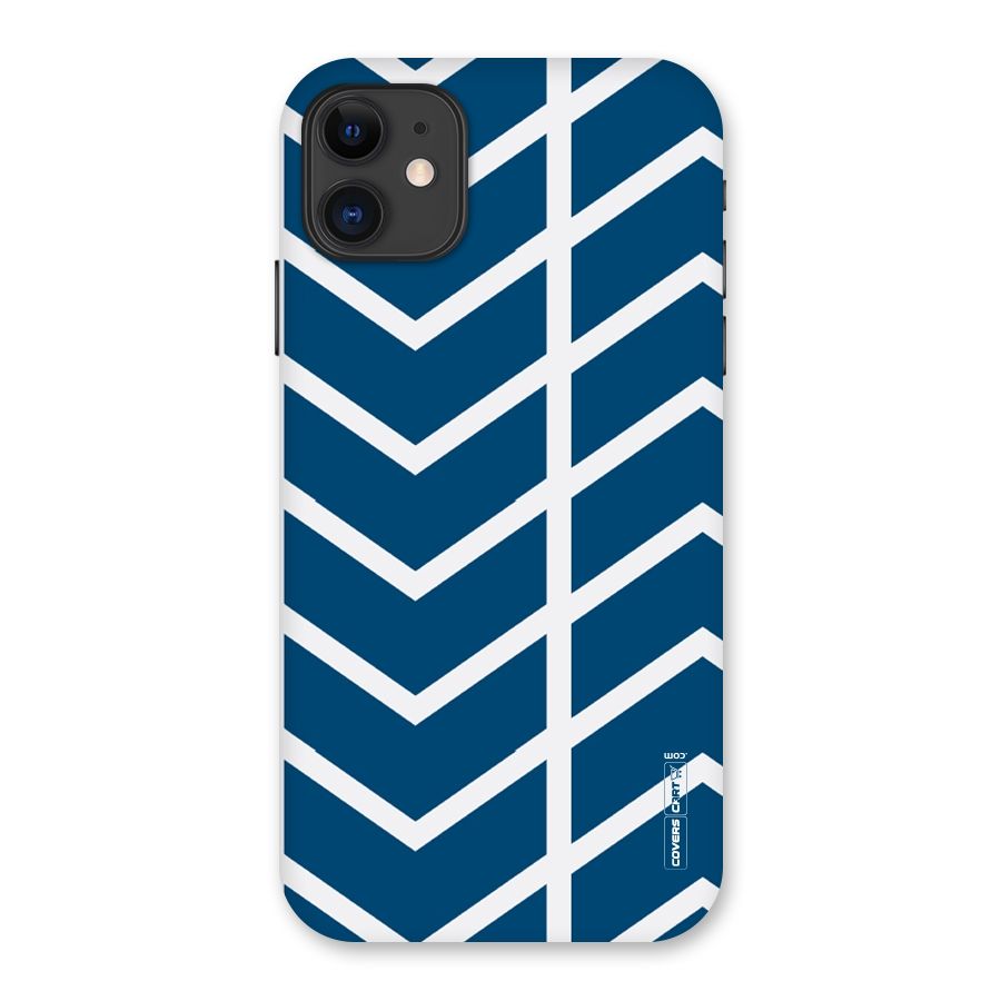 Blue White Pattern Back Case for iPhone 11