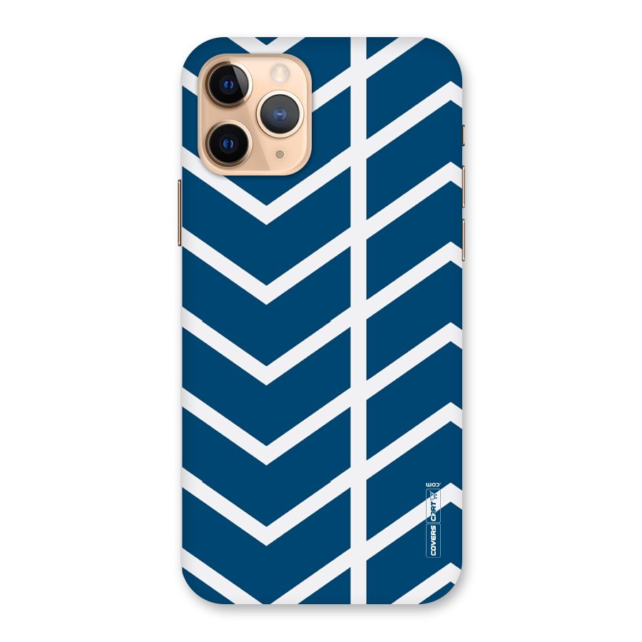 Blue White Pattern Back Case for iPhone 11 Pro