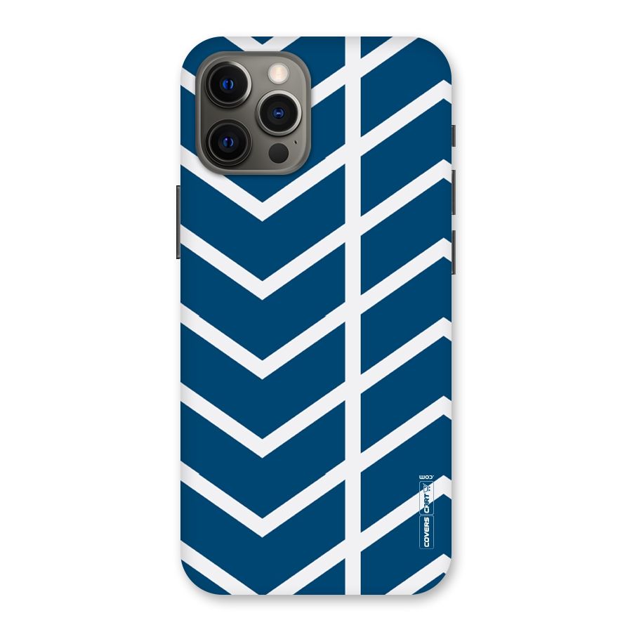 Blue White Pattern Back Case for iPhone 12 Pro Max