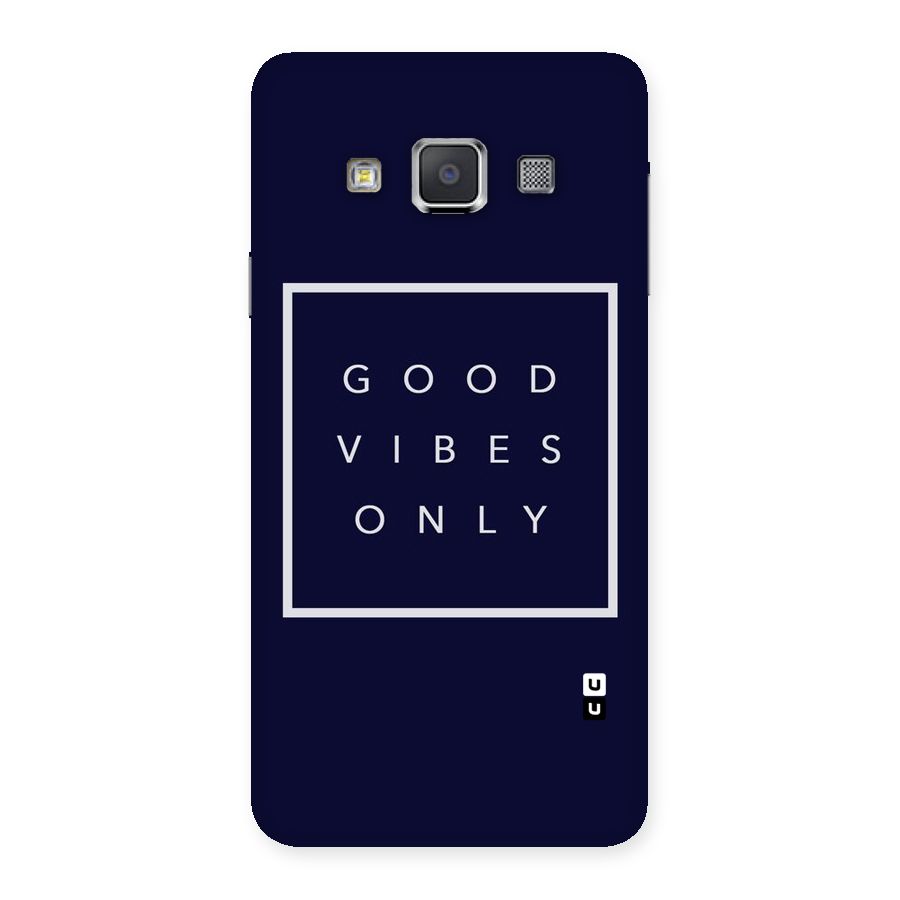 Blue White Vibes Back Case for Galaxy A3