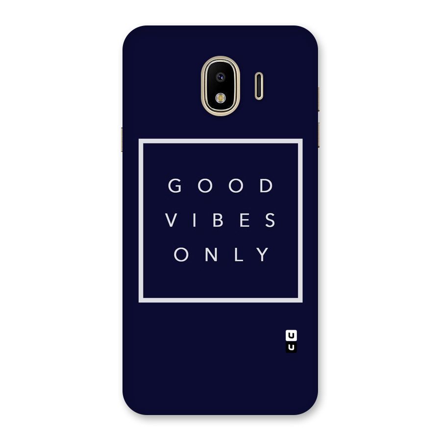 Blue White Vibes Back Case for Galaxy J4