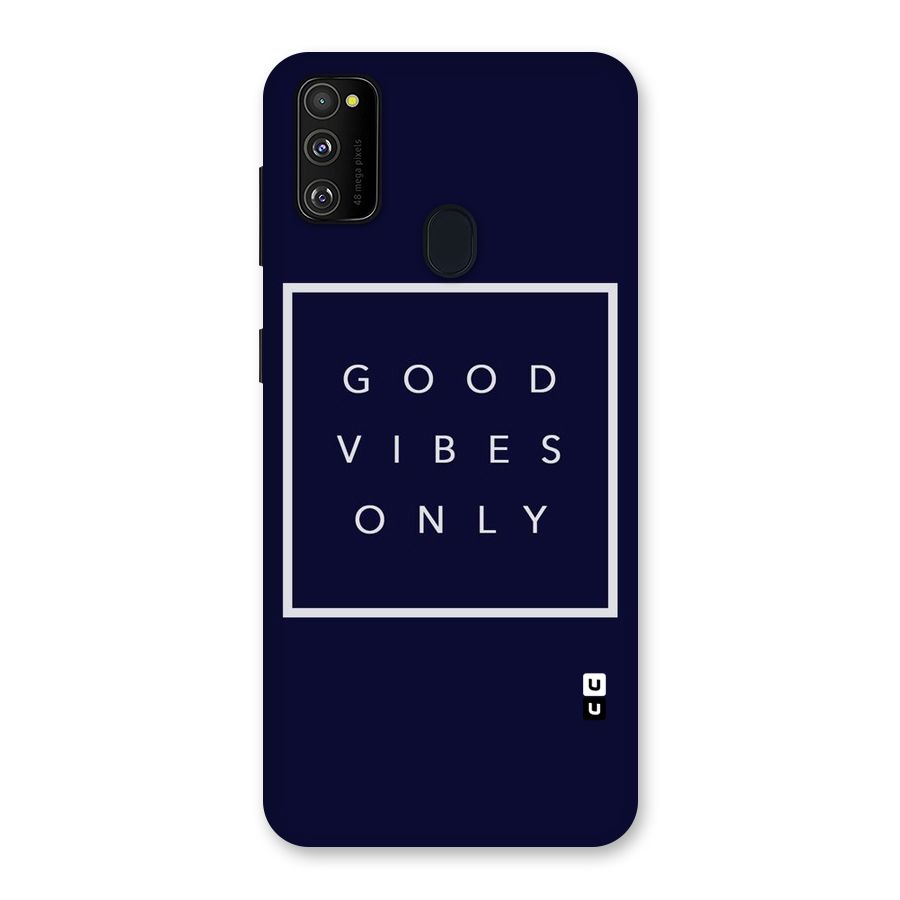 Blue White Vibes Back Case for Galaxy M30s