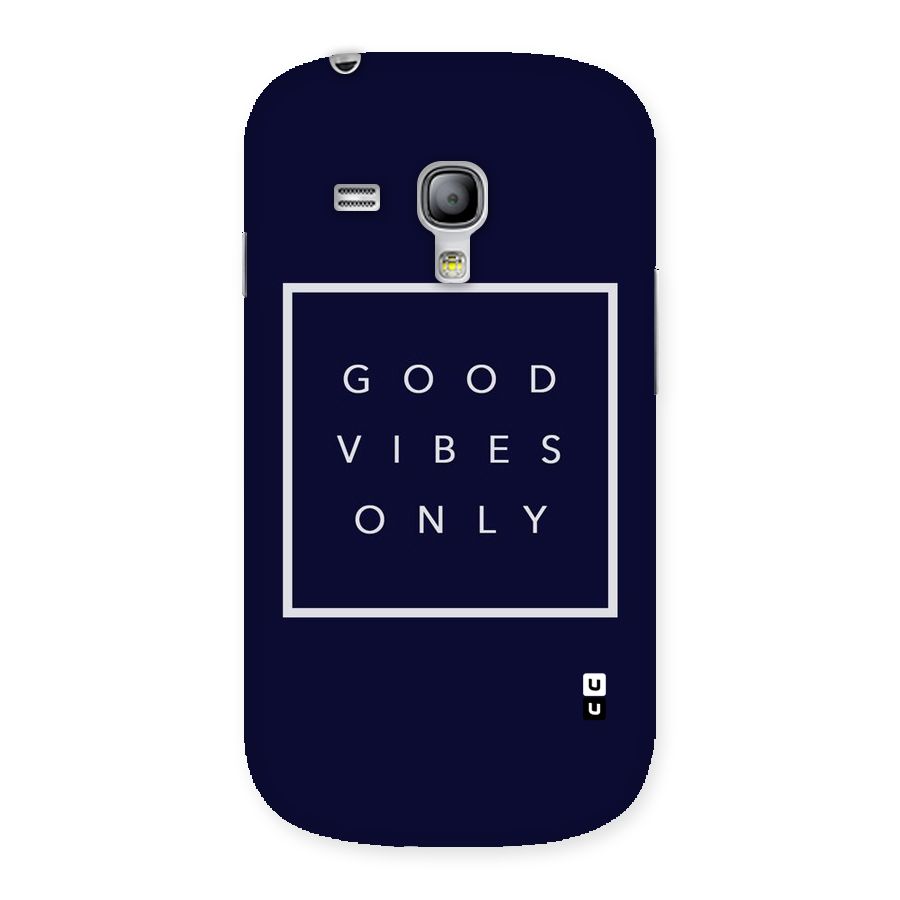 Blue White Vibes Back Case for Galaxy S3 Mini