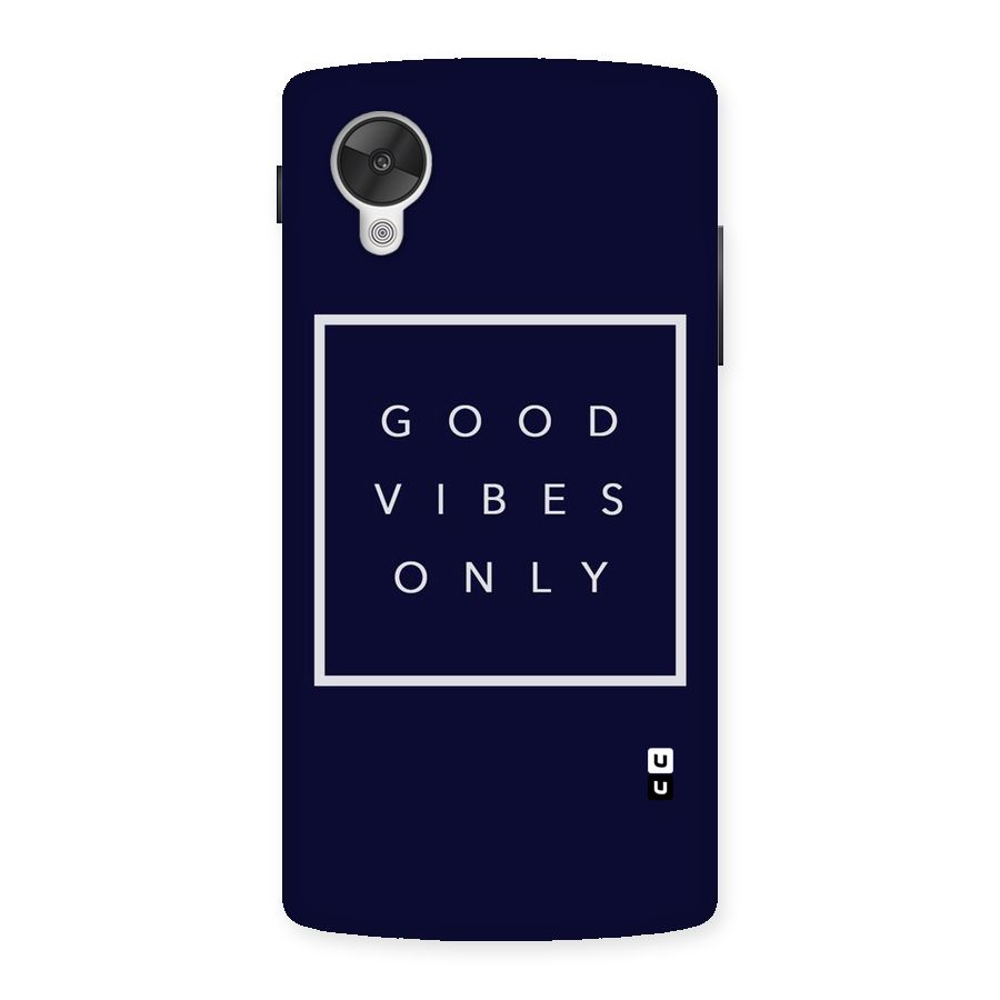 Blue White Vibes Back Case for Google Nexsus 5