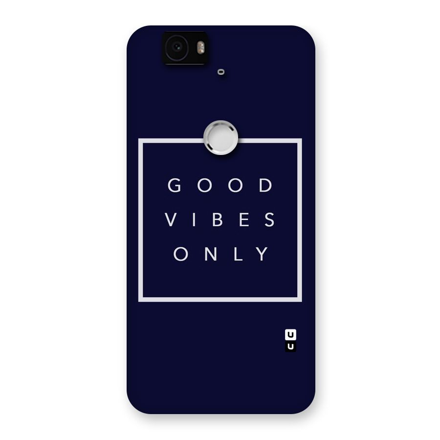 Blue White Vibes Back Case for Google Nexus-6P