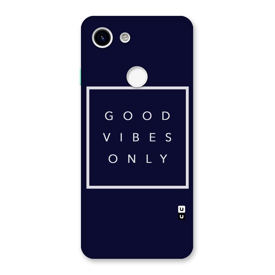 Blue White Vibes Back Case for Google Pixel 3