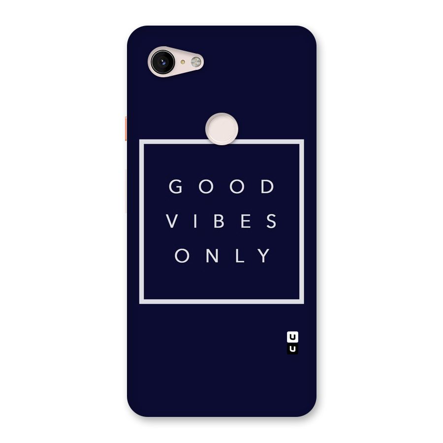 Blue White Vibes Back Case for Google Pixel 3 XL