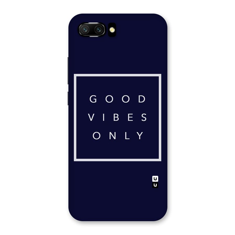 Blue White Vibes Back Case for Honor 10