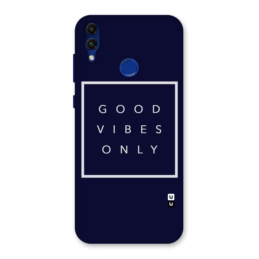 Blue White Vibes Back Case for Honor 8C