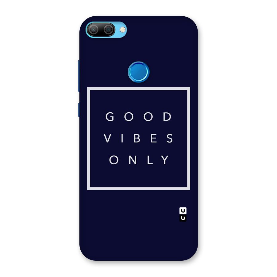 Blue White Vibes Back Case for Honor 9N