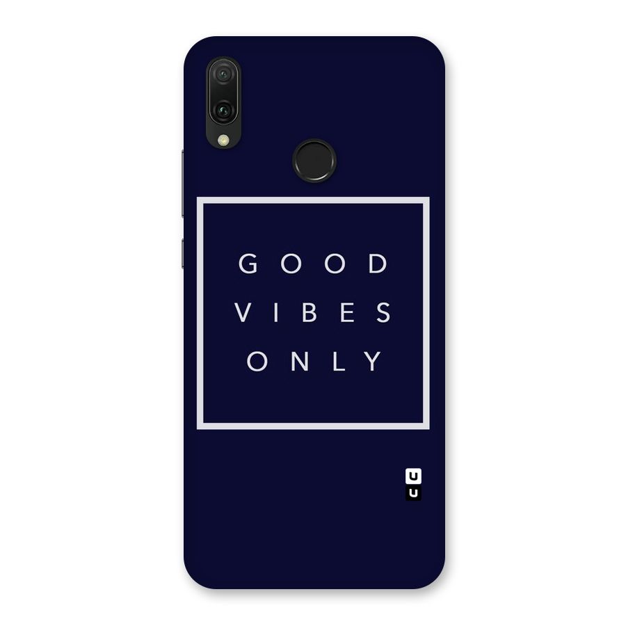 Blue White Vibes Back Case for Huawei Y9 (2019)