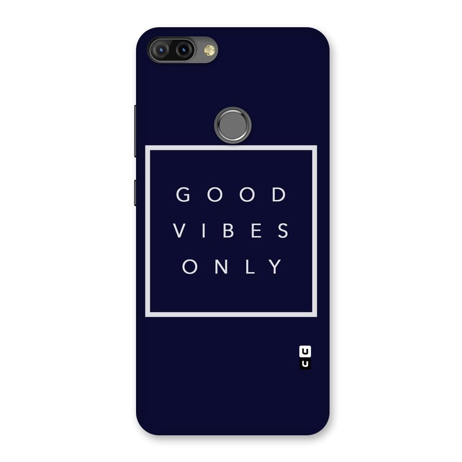 Blue White Vibes Back Case for Infinix Hot 6 Pro