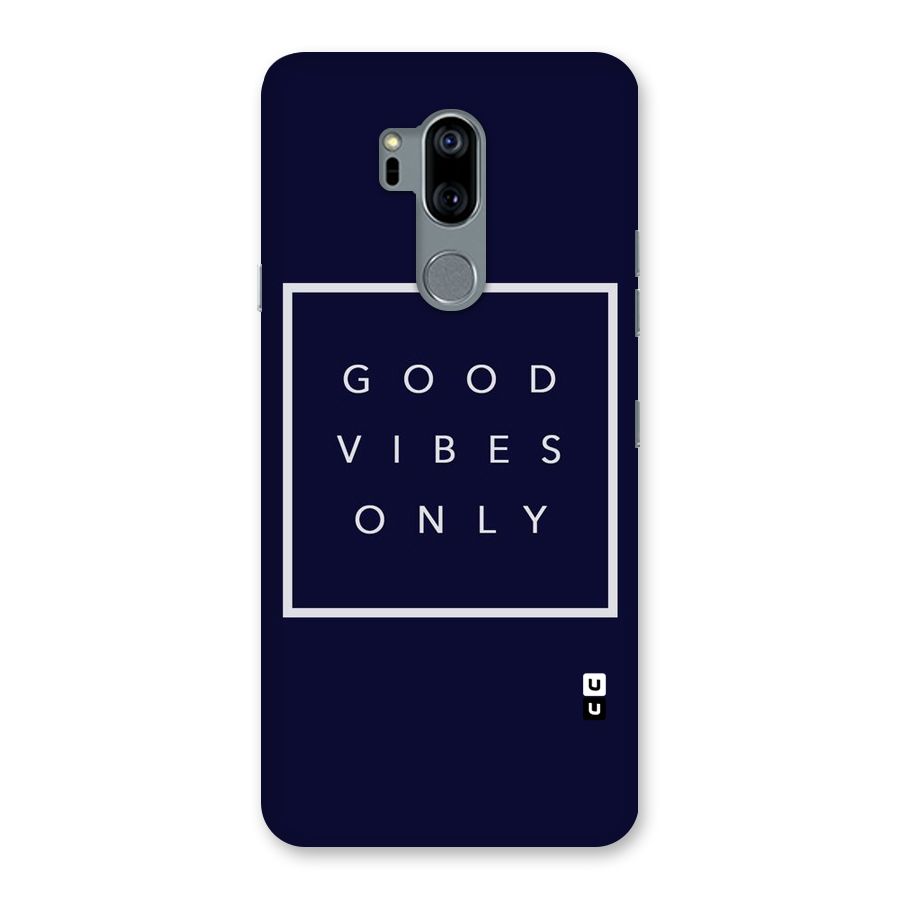Blue White Vibes Back Case for LG G7