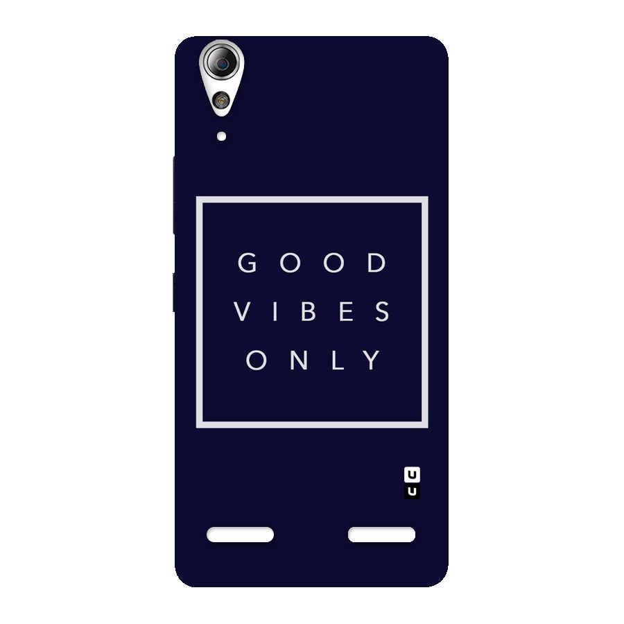Blue White Vibes Back Case for Lenovo A6000 Plus