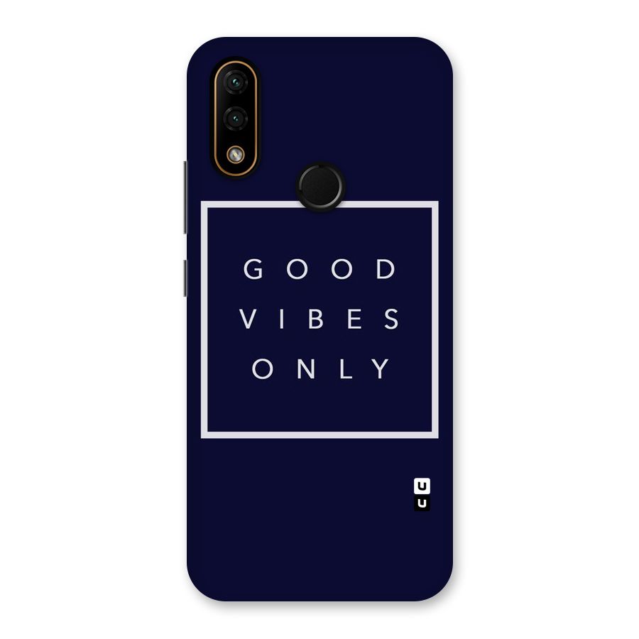Blue White Vibes Back Case for Lenovo A6 Note