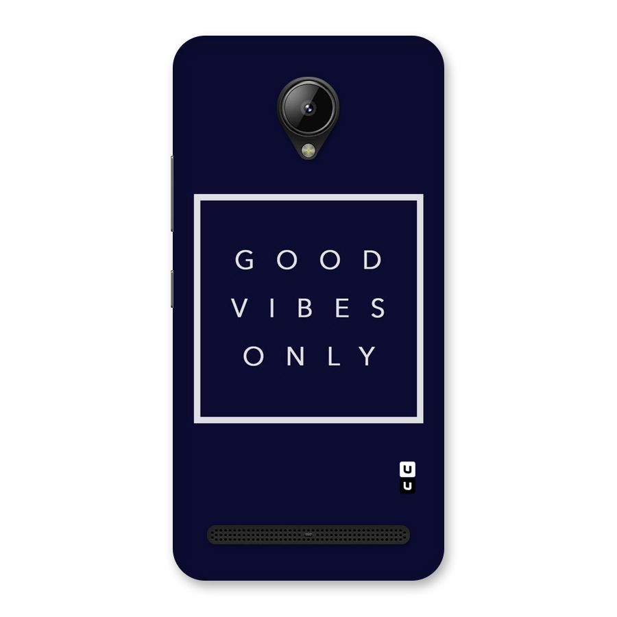 Blue White Vibes Back Case for Lenovo C2
