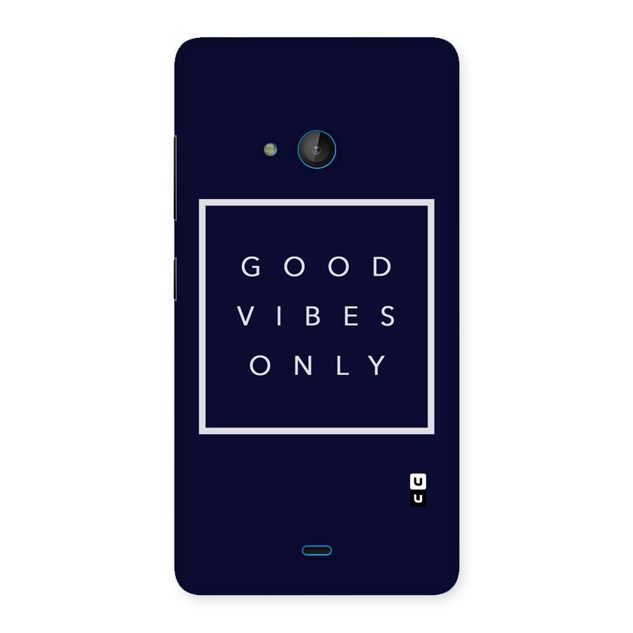 Blue White Vibes Back Case for Lumia 540
