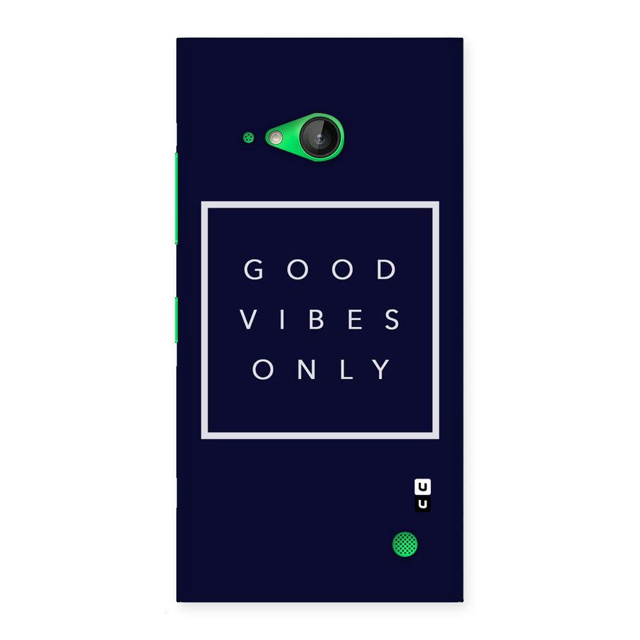 Blue White Vibes Back Case for Lumia 730