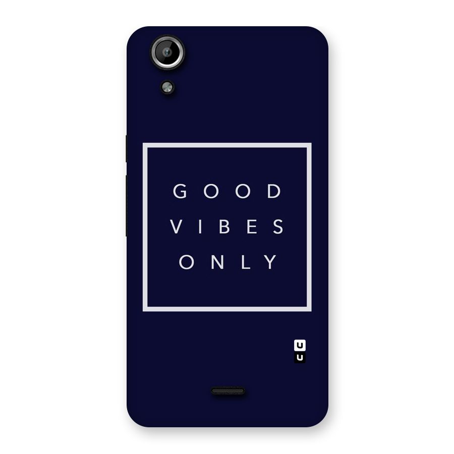 Blue White Vibes Back Case for Micromax Canvas Selfie Lens Q345