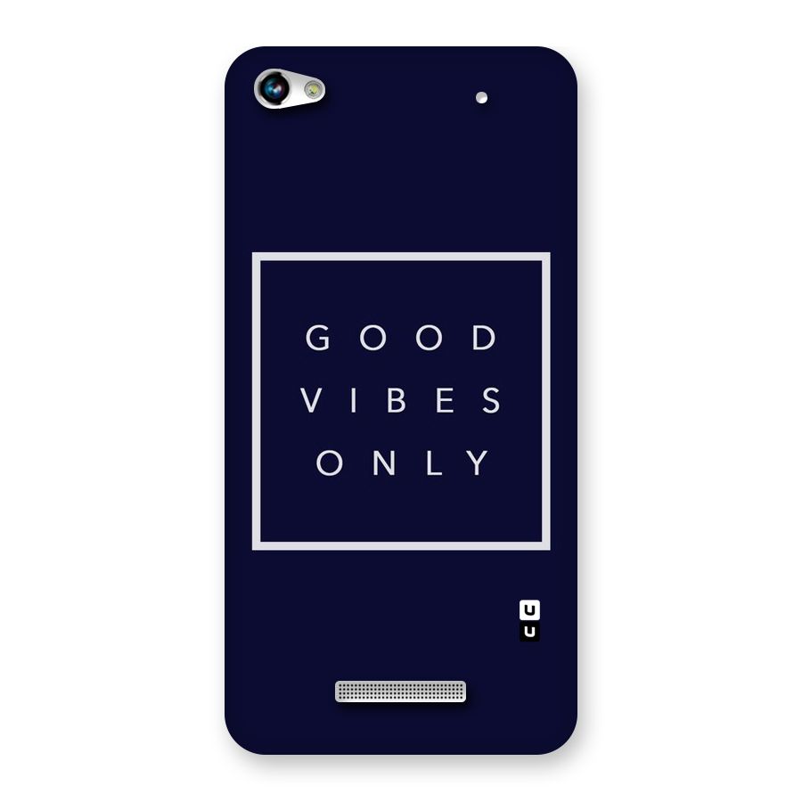 Blue White Vibes Back Case for Micromax Hue 2