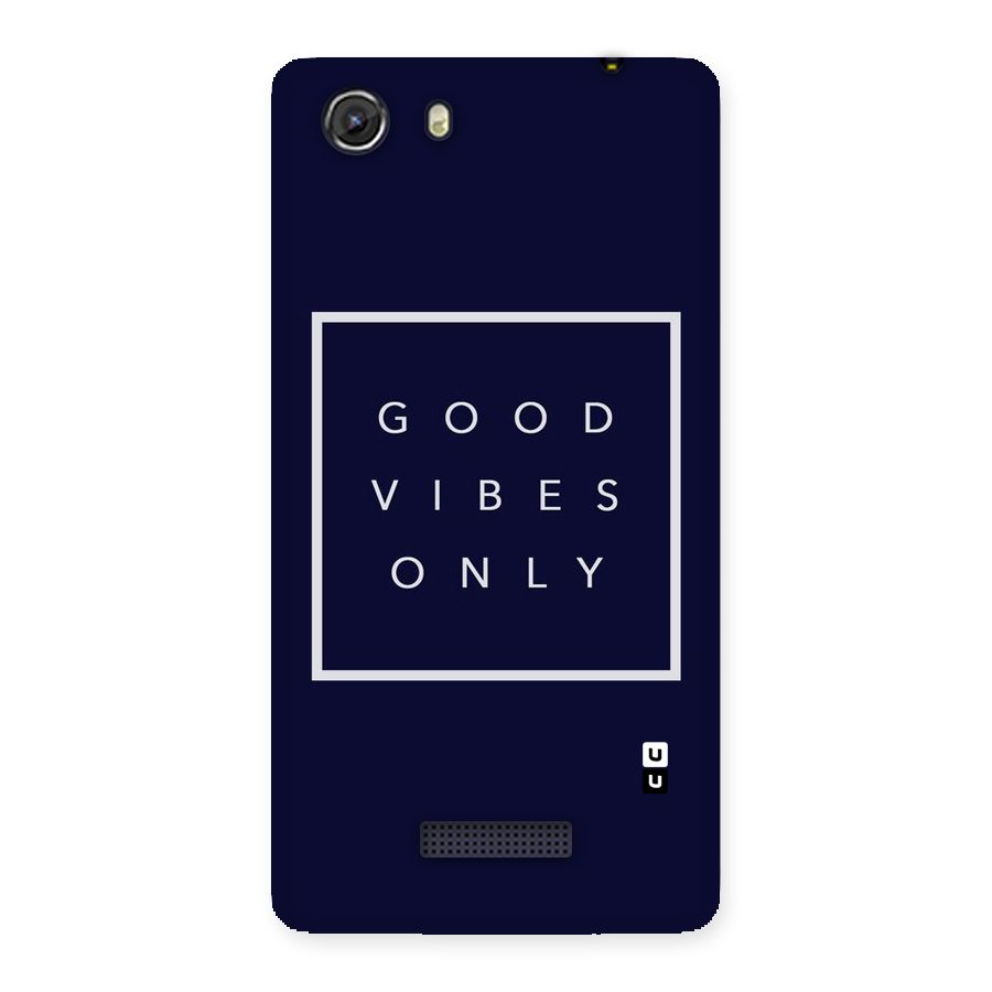 Blue White Vibes Back Case for Micromax Unite 3