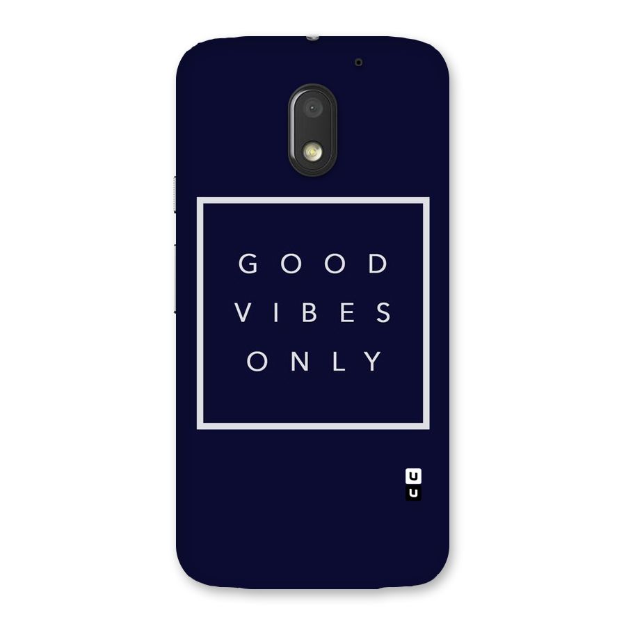 Blue White Vibes Back Case for Moto E3 Power
