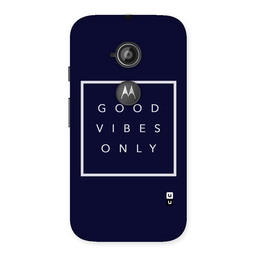 Blue White Vibes Back Case for Moto E 2nd Gen
