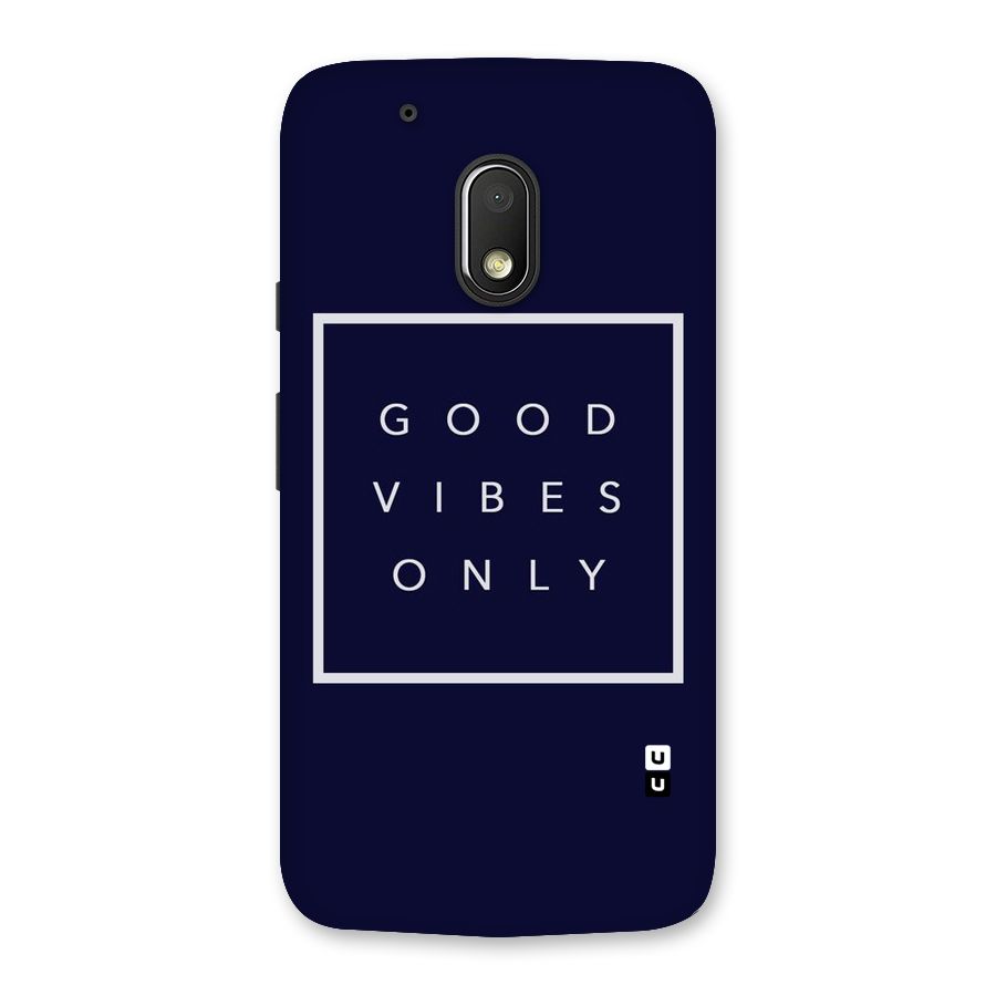 Blue White Vibes Back Case for Moto G4 Play