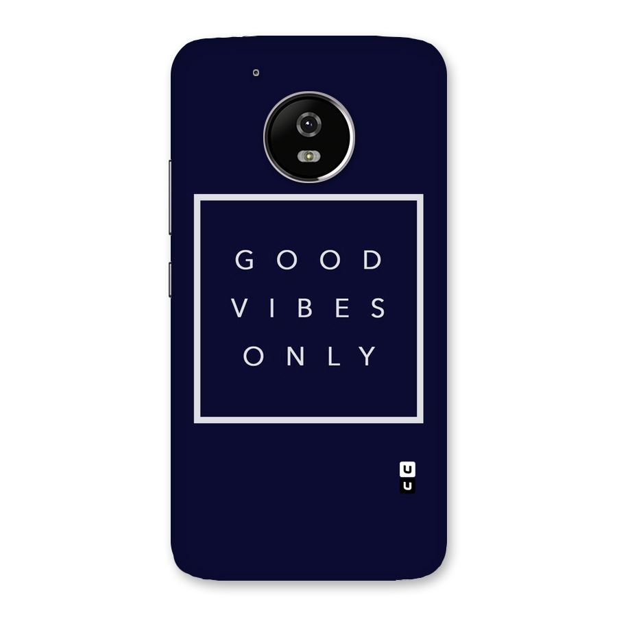 Blue White Vibes Back Case for Moto G5