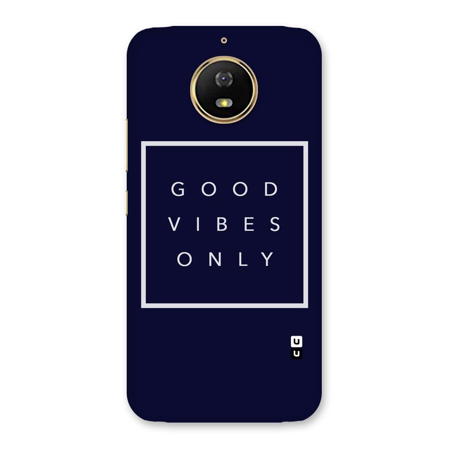Blue White Vibes Back Case for Moto G5s