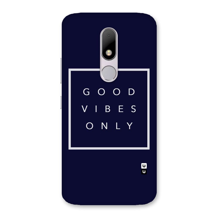 Blue White Vibes Back Case for Moto M