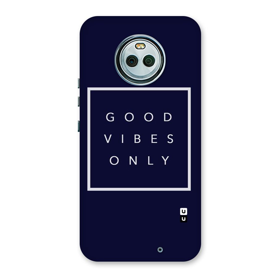 Blue White Vibes Back Case for Moto X4