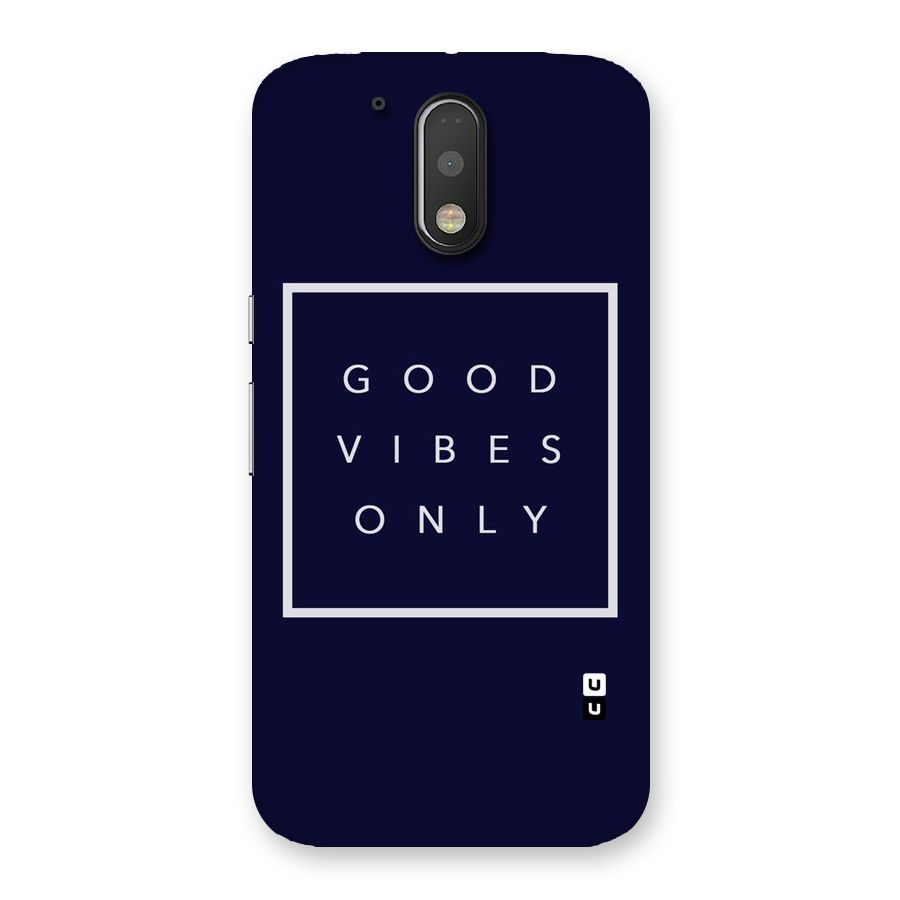 Blue White Vibes Back Case for Motorola Moto G4
