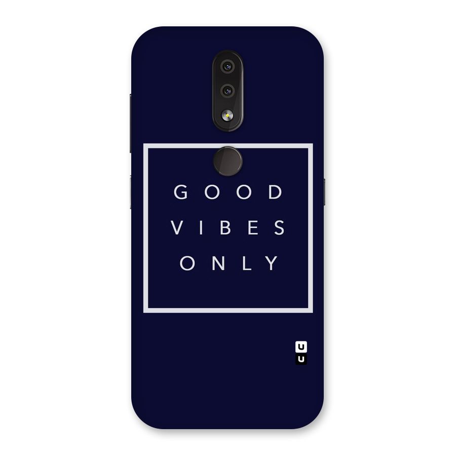 Blue White Vibes Back Case for Nokia 4.2