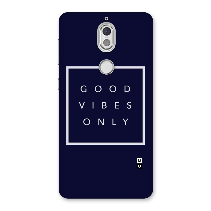 Blue White Vibes Back Case for Nokia 7