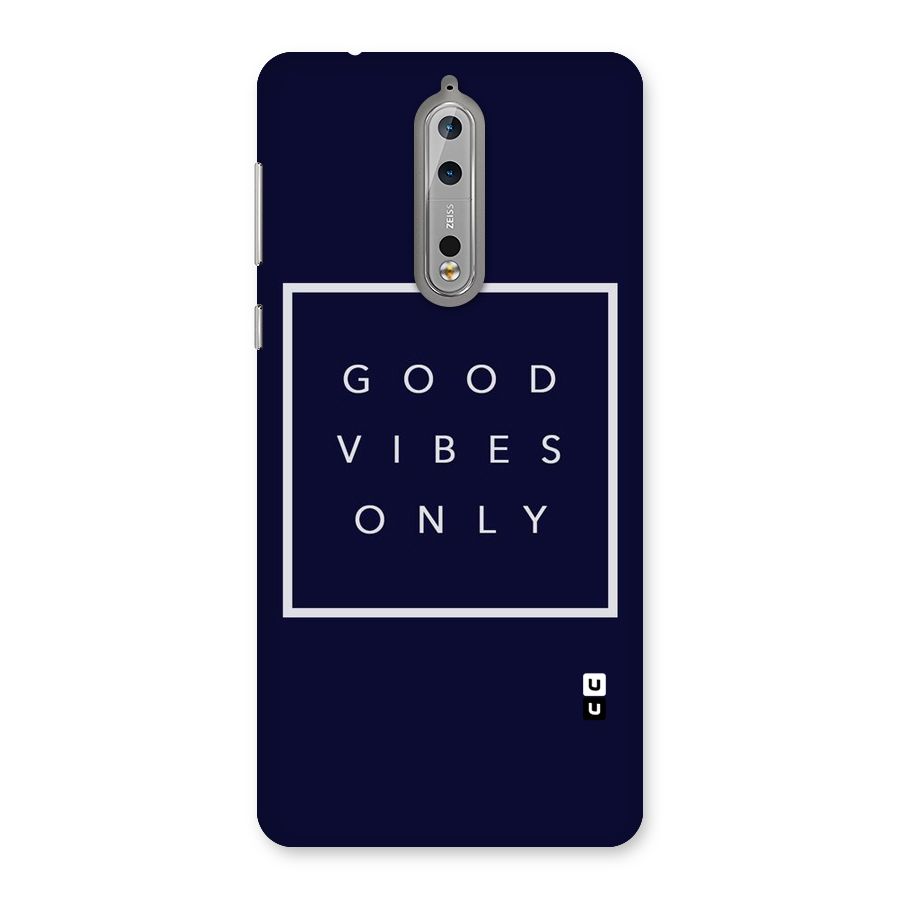 Blue White Vibes Back Case for Nokia 8