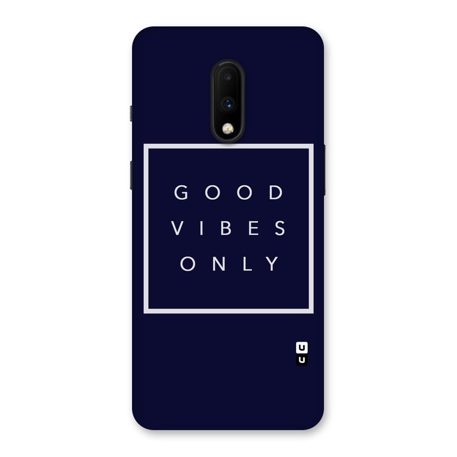 Blue White Vibes Back Case for OnePlus 7