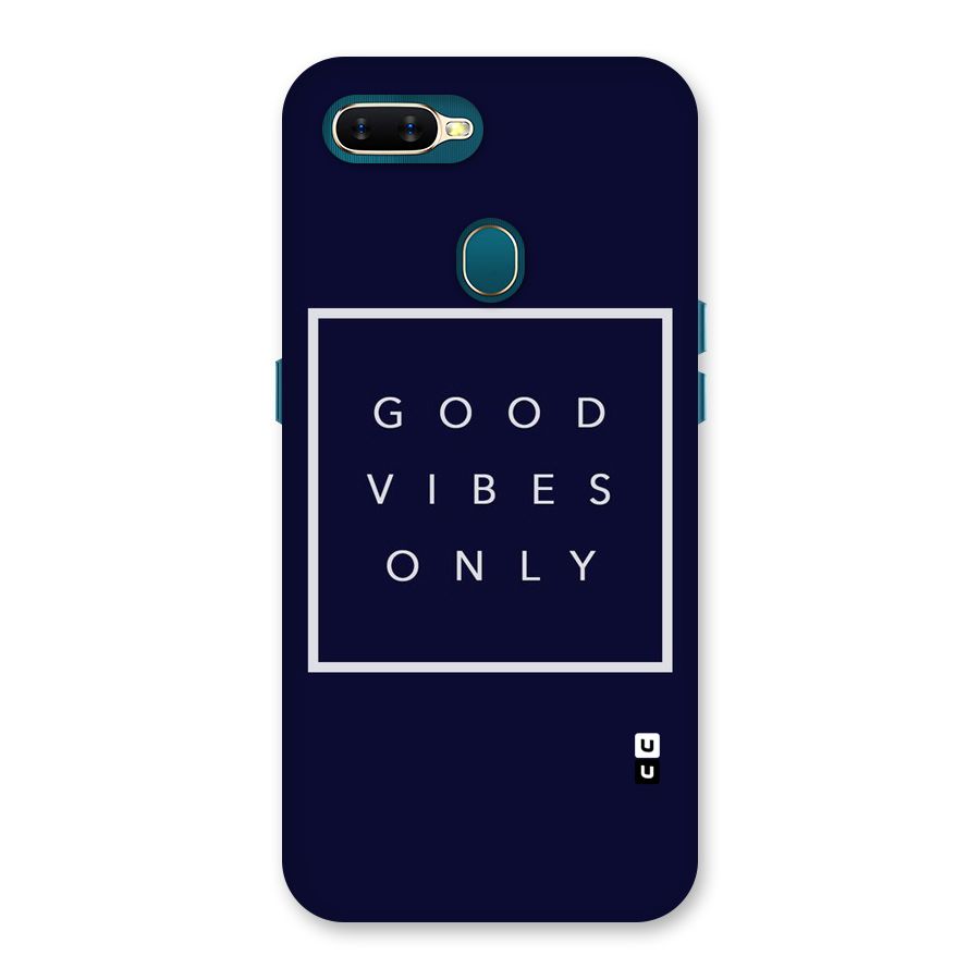 Blue White Vibes Back Case for Oppo A11k