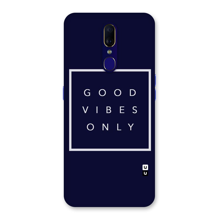 Blue White Vibes Back Case for Oppo A9