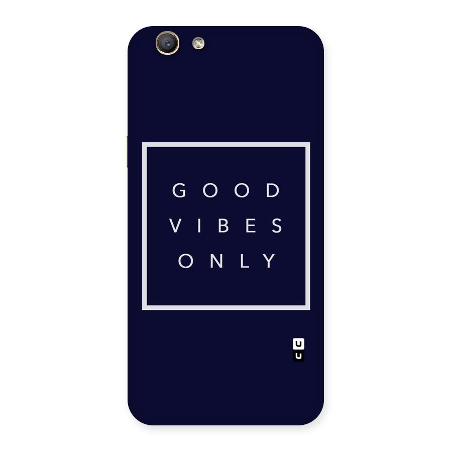 Blue White Vibes Back Case for Oppo F1s