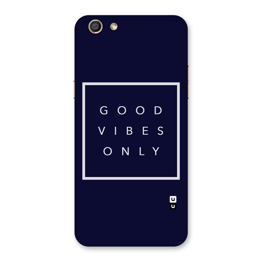 Blue White Vibes Back Case for Oppo F3